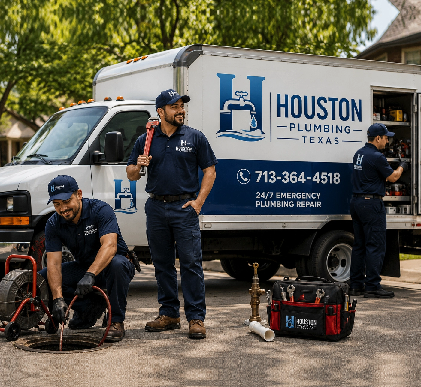 Emergency plumbing repair Across Houston