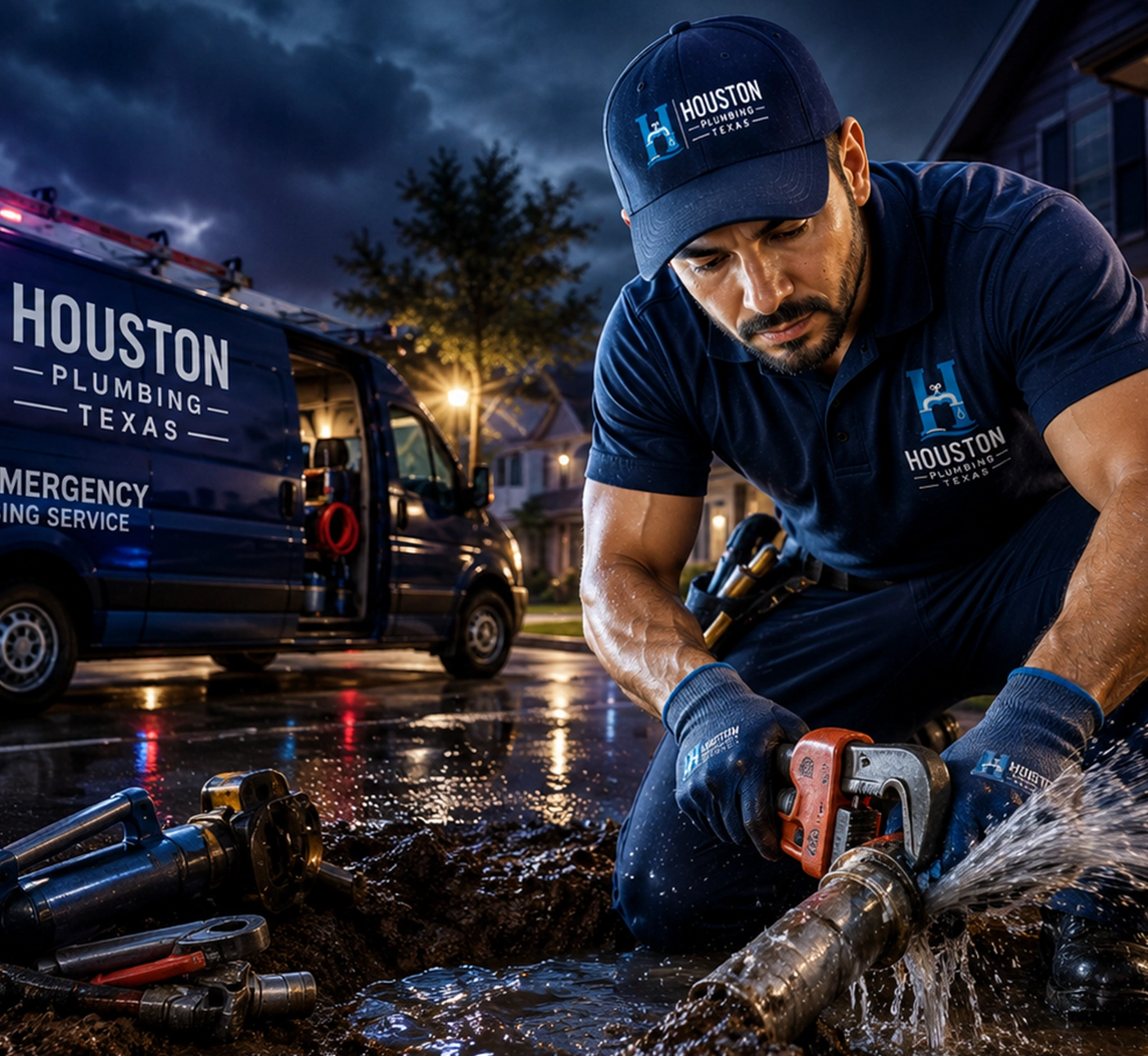 Houston emergency plumbing team ready for rapid response