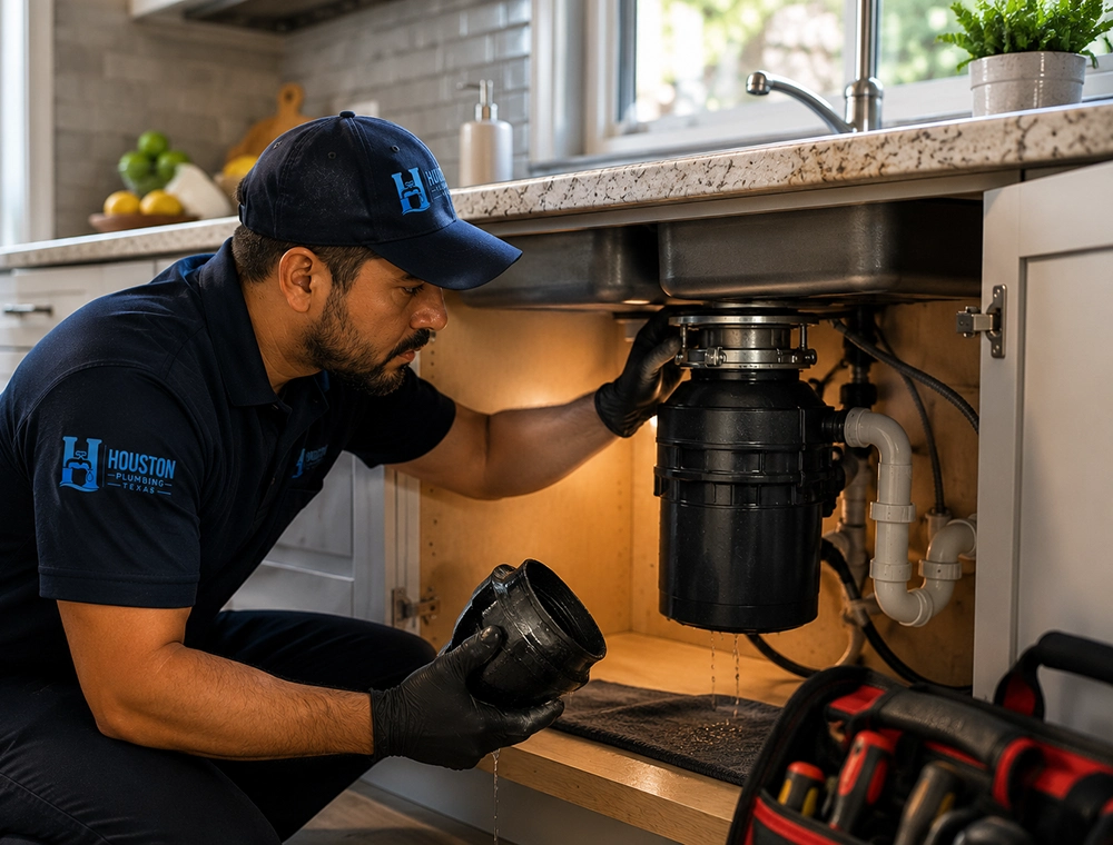 Garbage disposal replacement and upgrade in Houston