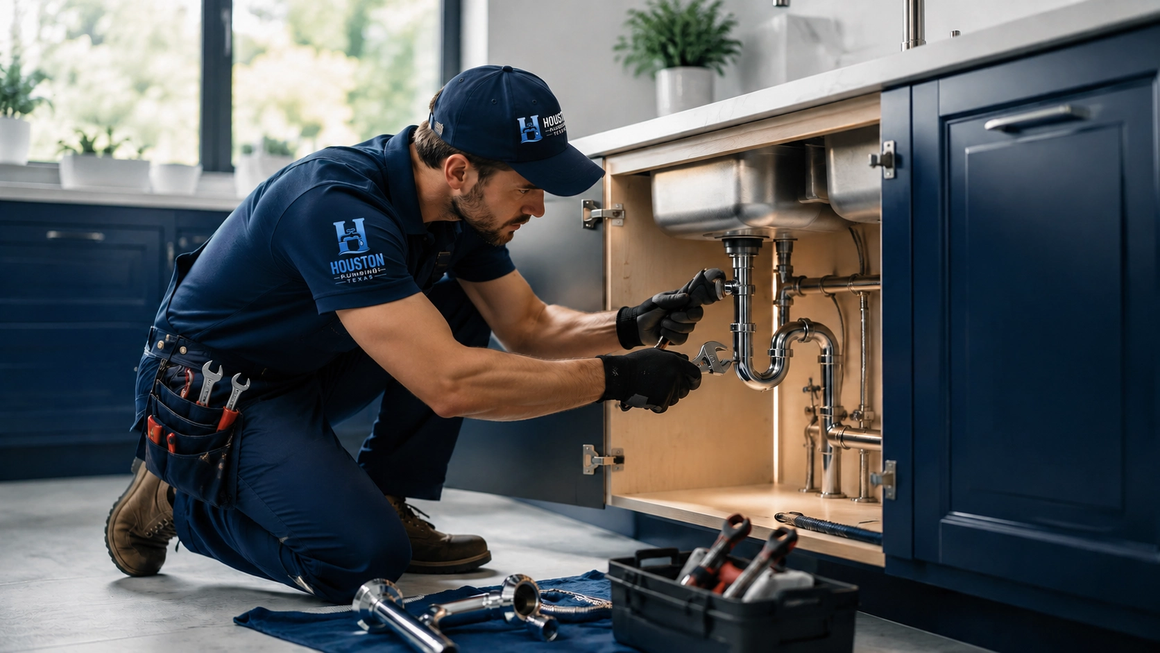 Modern kitchen plumbing fixtures