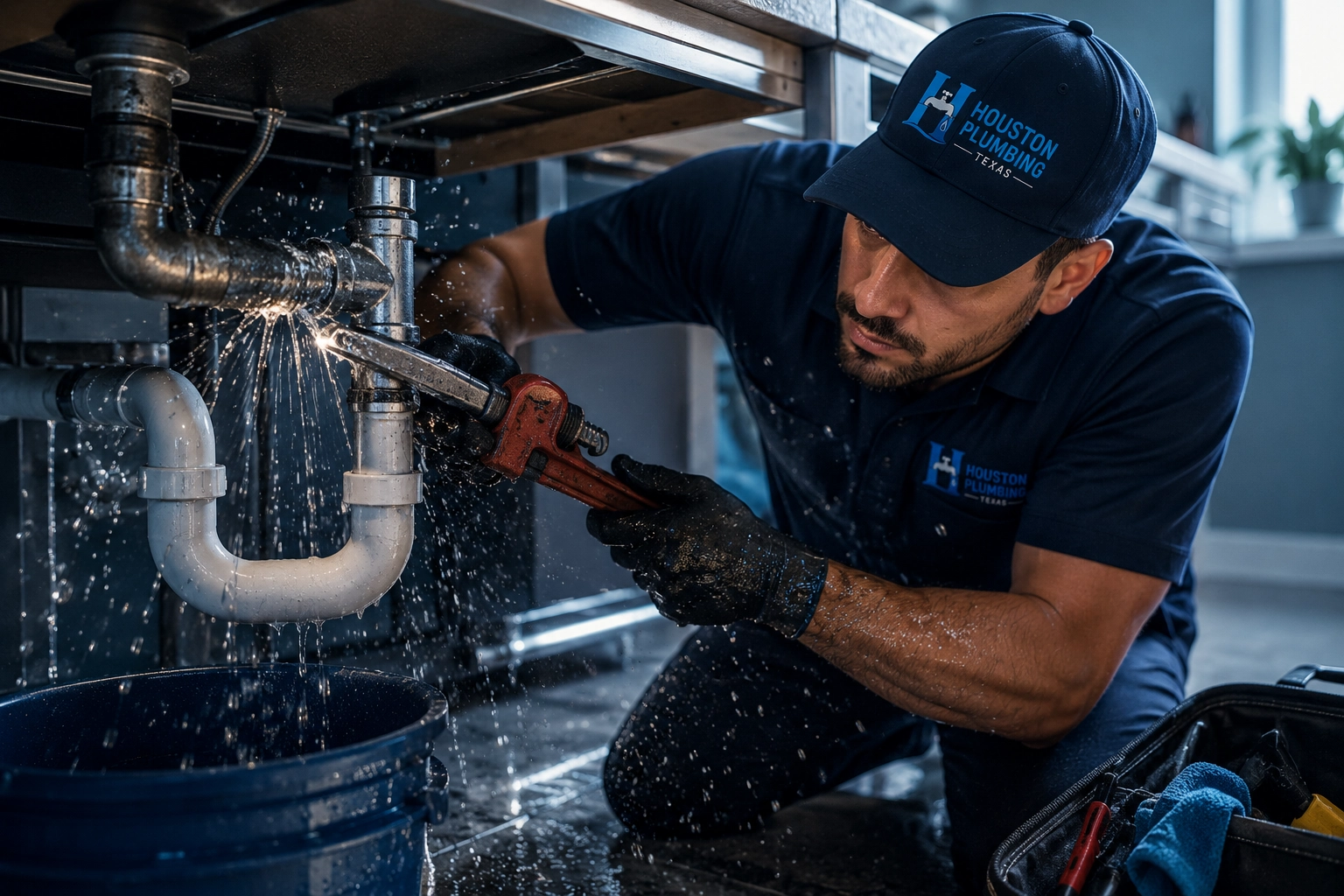 Professional leak detection and repair in Houston