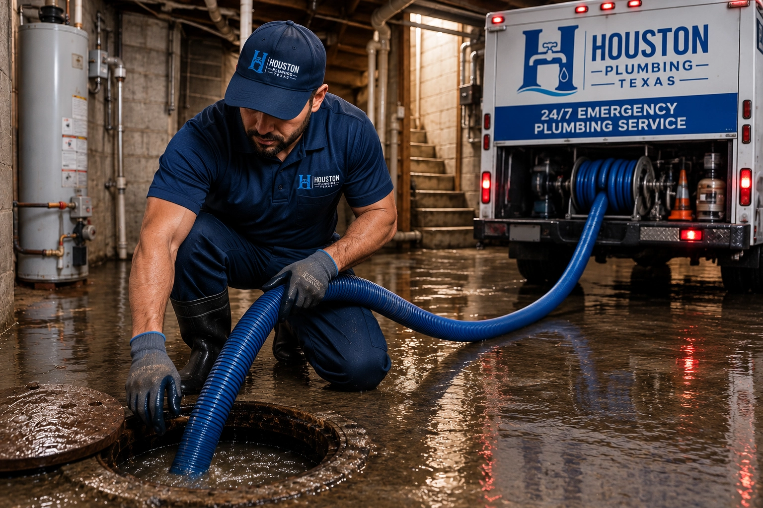 Professional sewer repair equipment and service